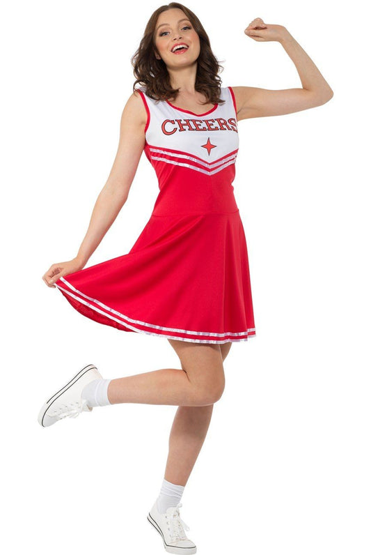 Cheerleader Jurk Rood