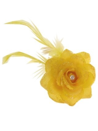 Bloem met Veer geel
