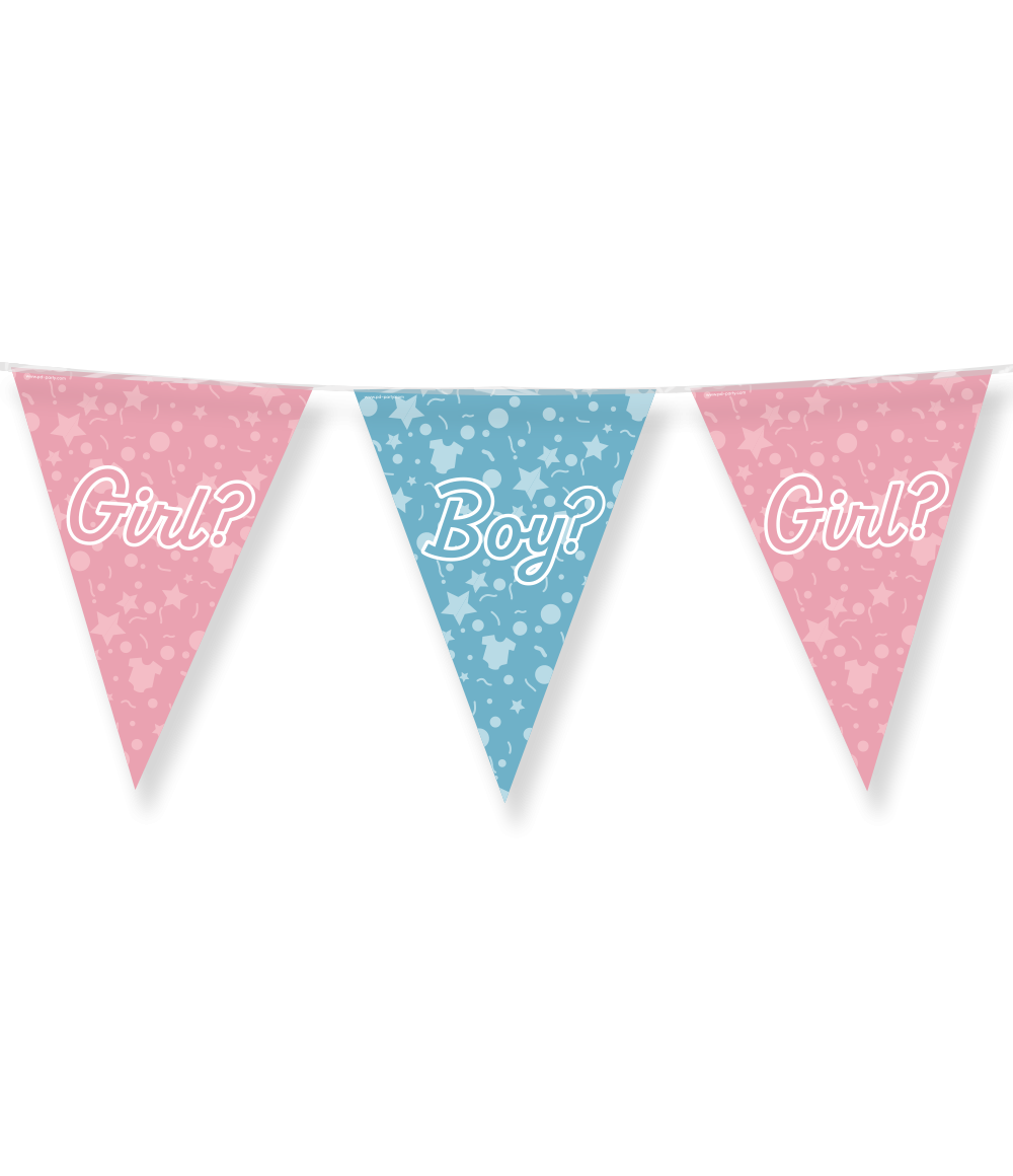 Vlaggenlijn Gender Reveal