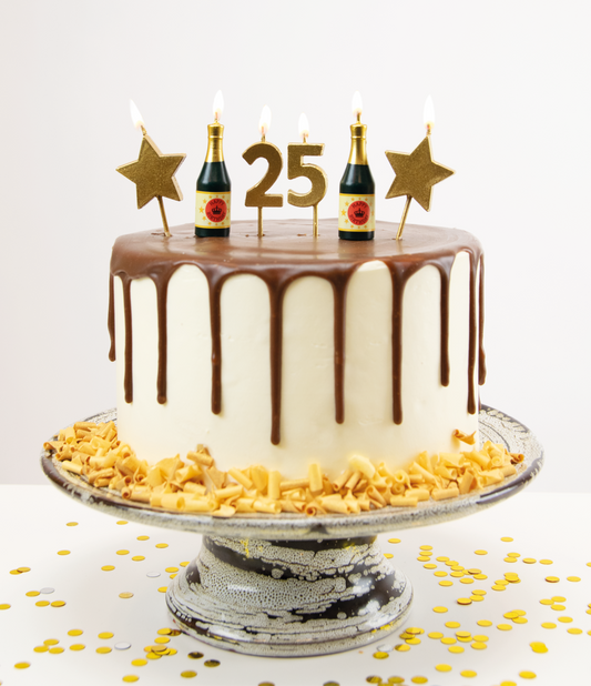 Taartkaarsjes 25 jaar