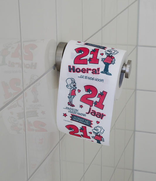 Toiletpapier 21 jaar
