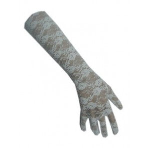 Handschoenen Kant Lang Wit