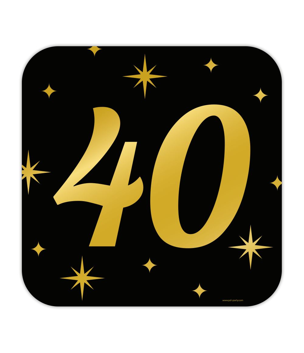 Huldeschild Classy Party 40 jaar