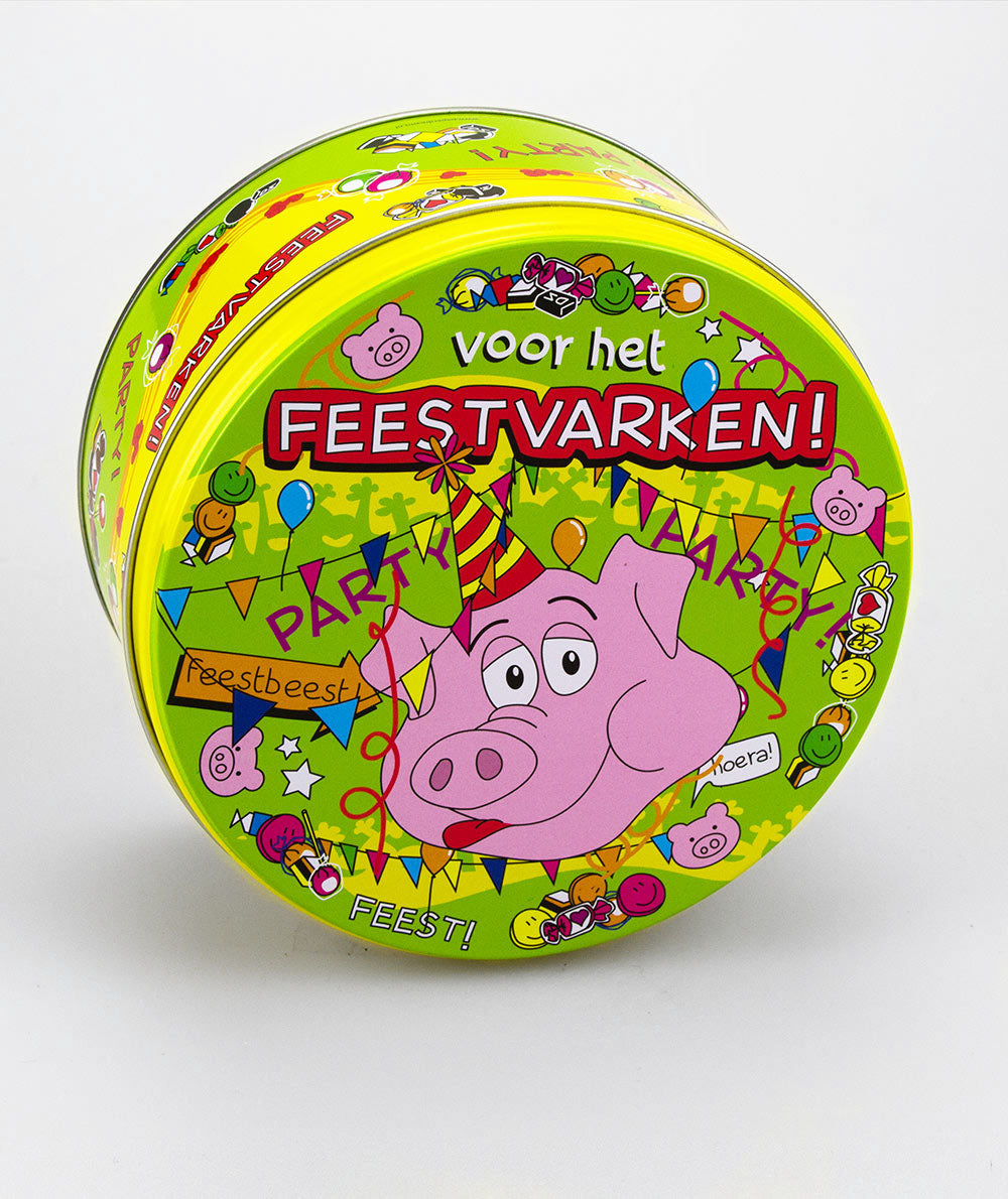Snoeptrommel Feestvarken