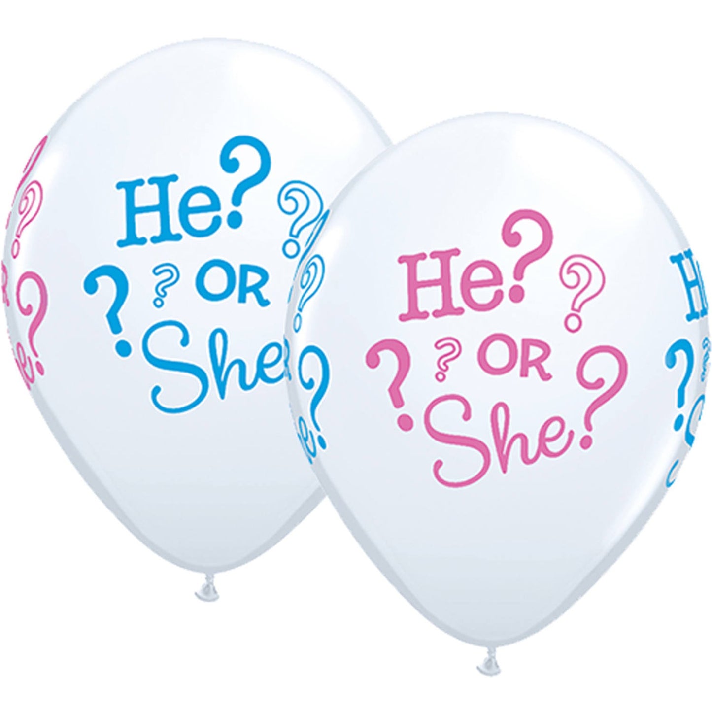 Ballon Gender Reveal wit (25st)