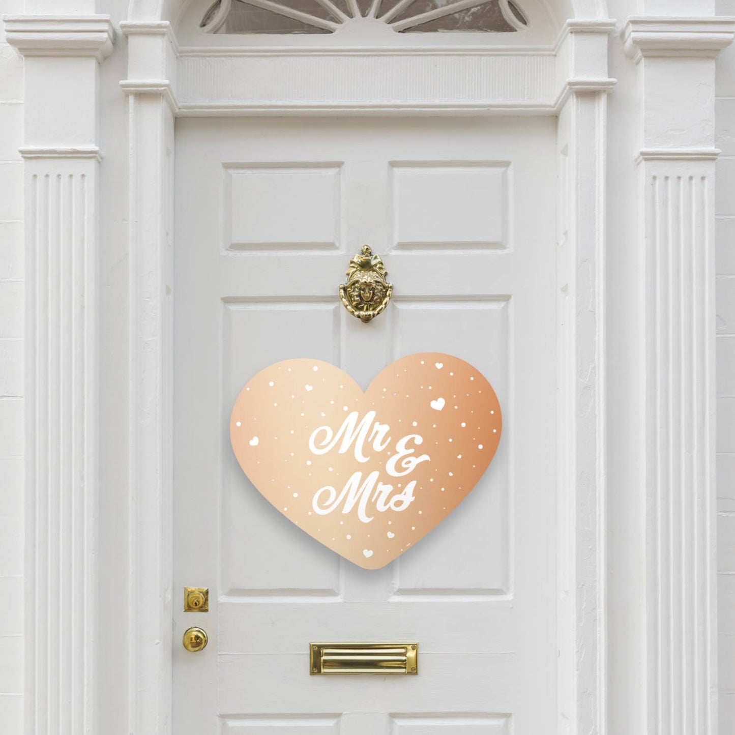 Huldeschild Mr en Mrs