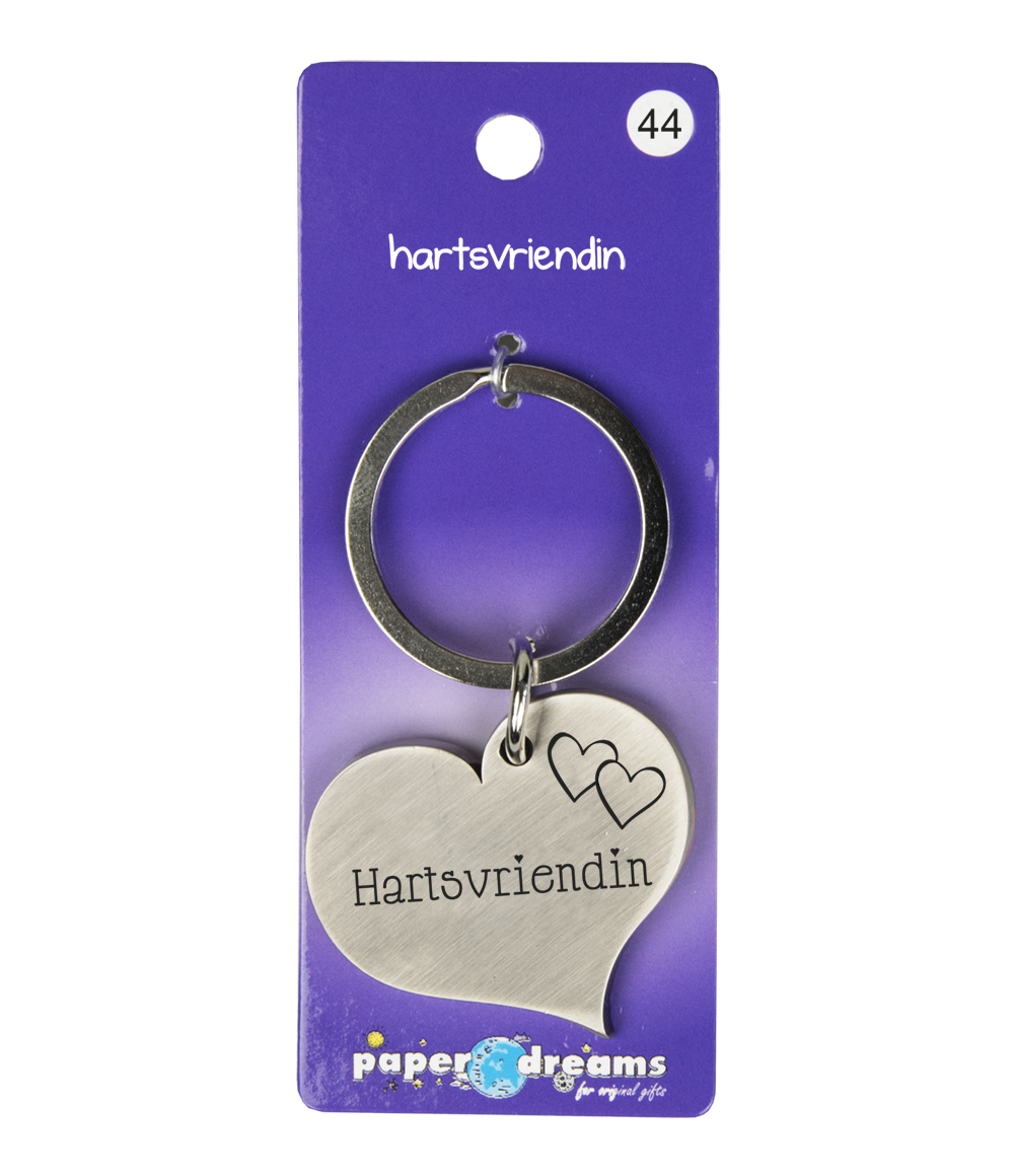 Hart sleutelhanger Hartsvriendin