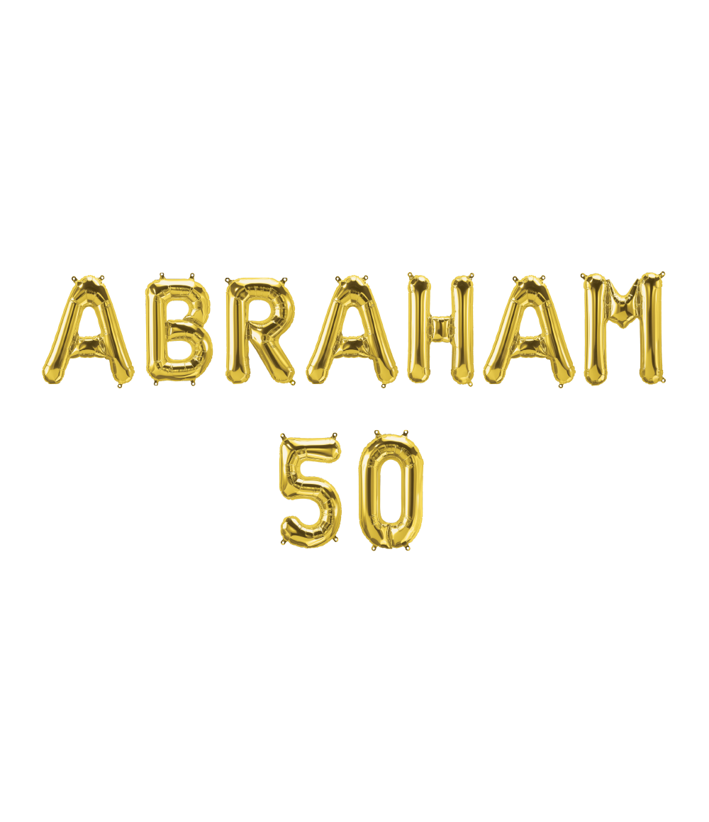 Folie ballon Kit Abraham 50