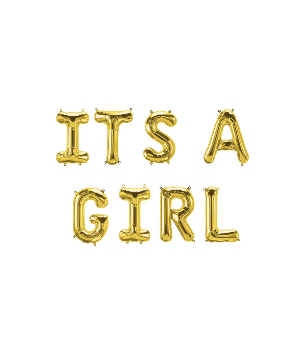 Folie ballon Kit It's a Girl