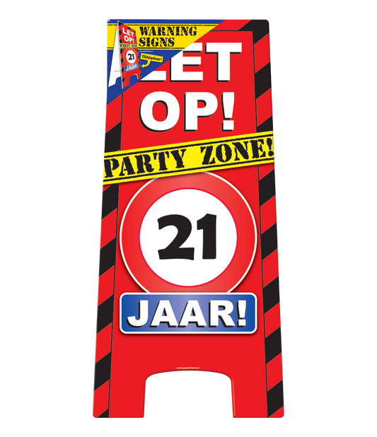 Warning Sign 21 jaar