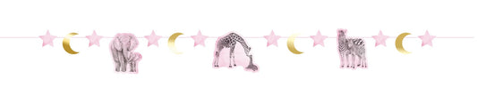 Safari Figurenslinger roze