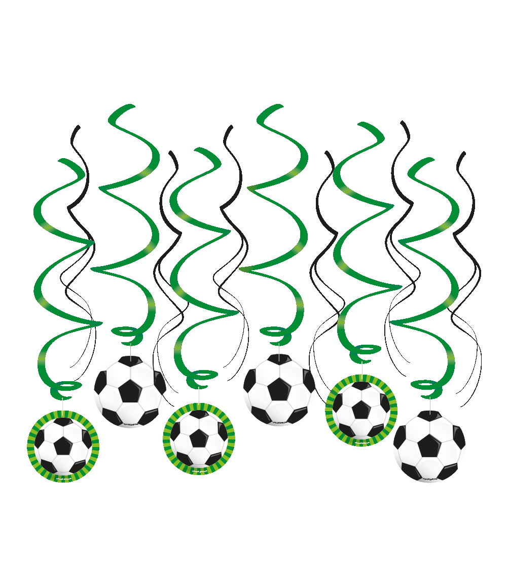 Swirl decoratie Voetbal