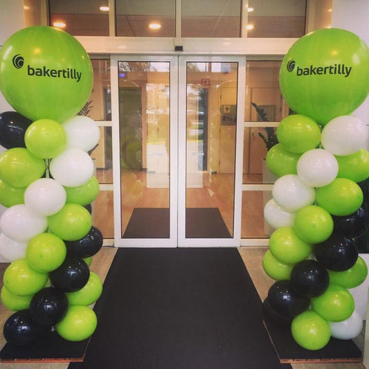 Ballonnen Pilaar met tekst of afbeelding