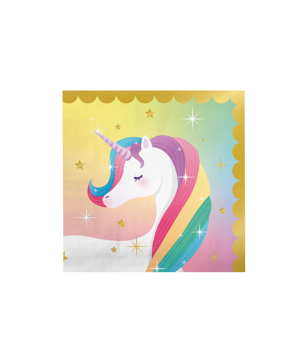Servetten Unicorn