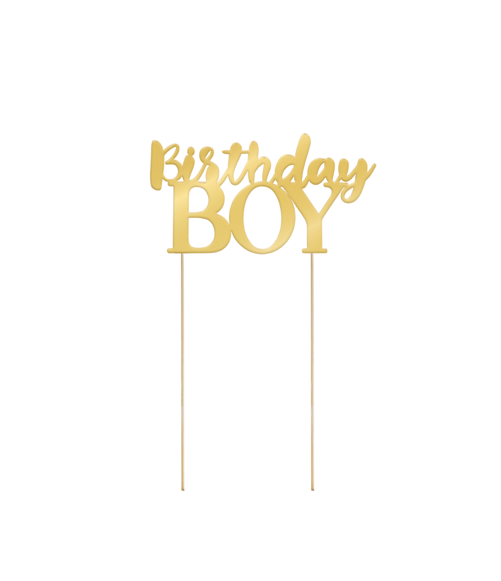Taart topper Birthday Boy