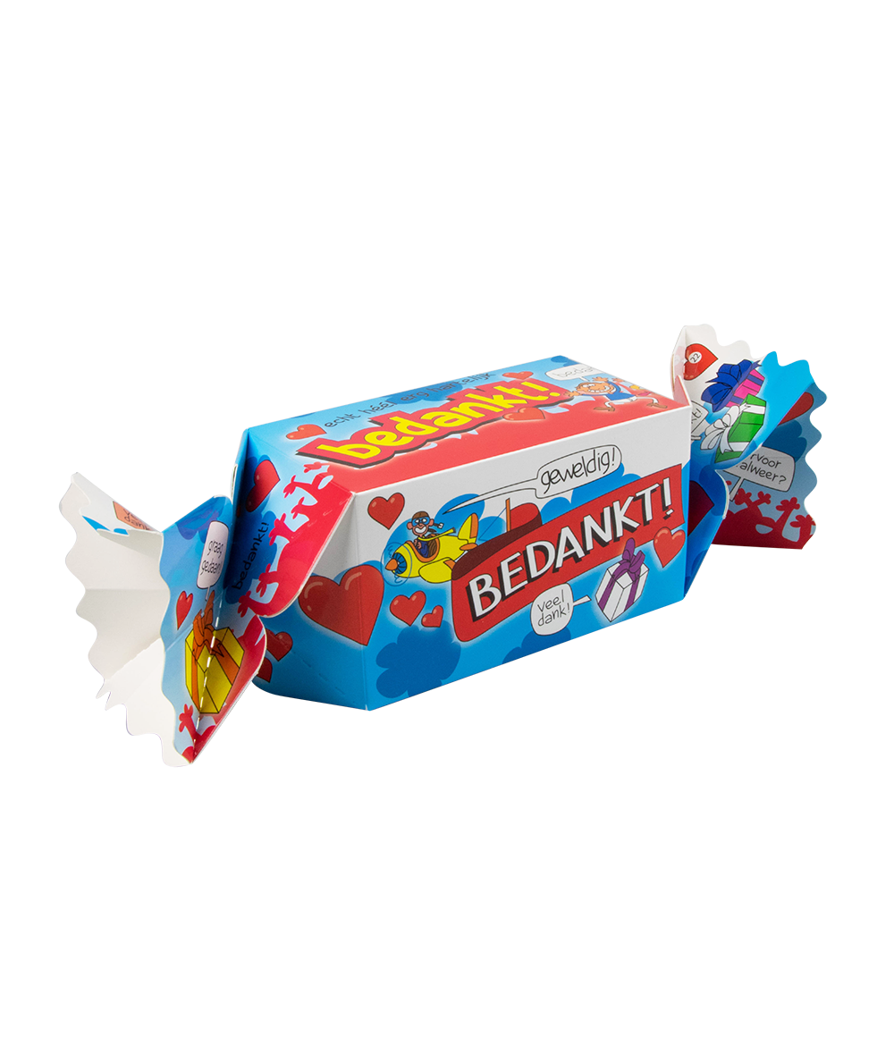 Snoepverpakking Hartelijk Bedankt
