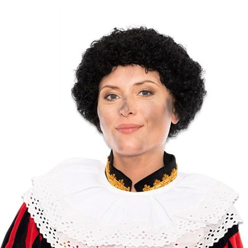 Piet Pruik krul zwart