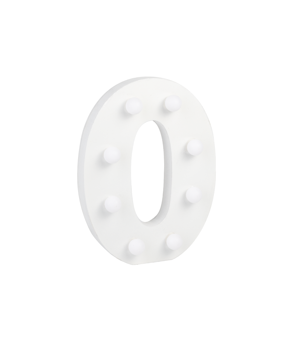 Licht Letter O
