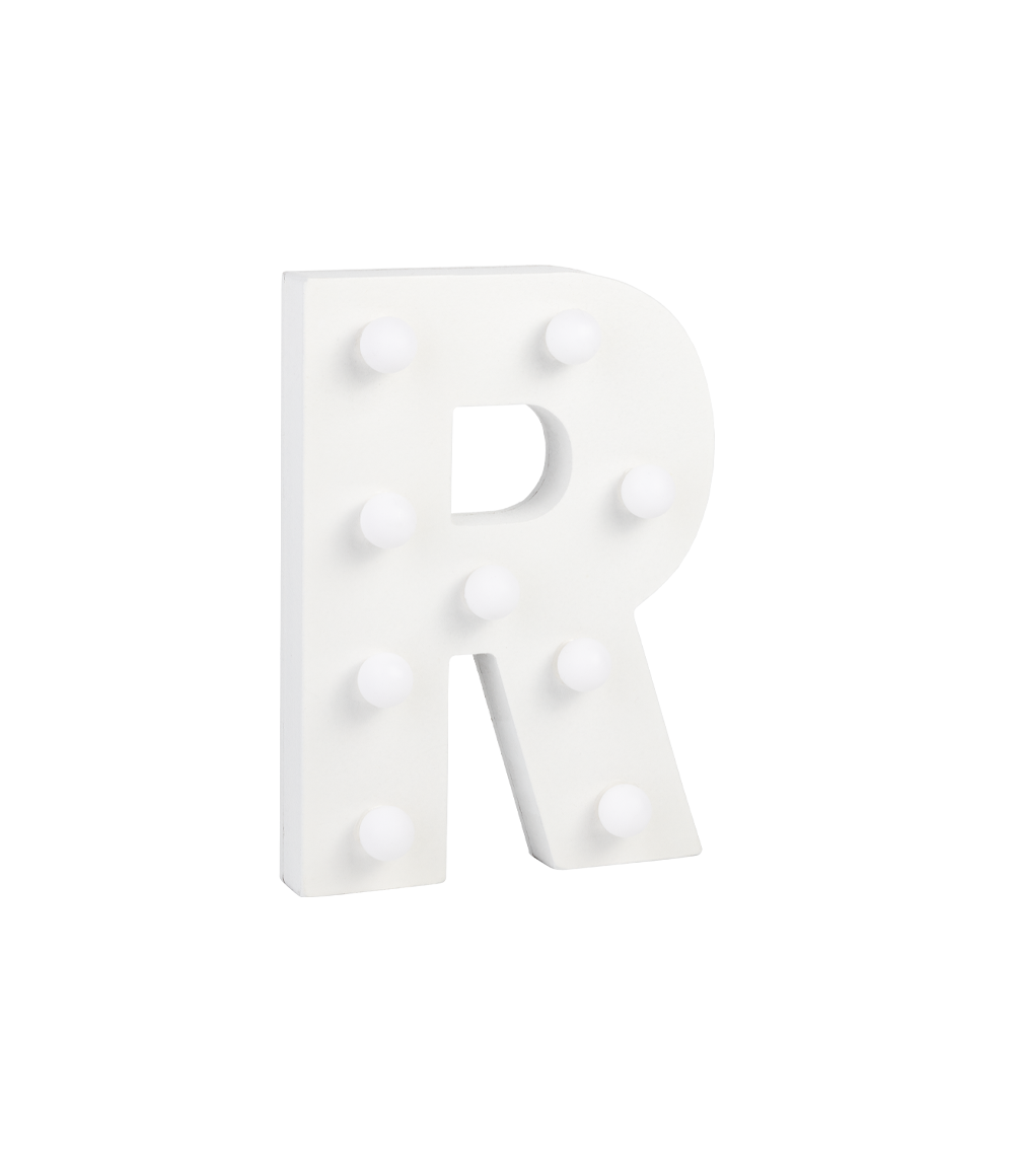 Licht Letter R