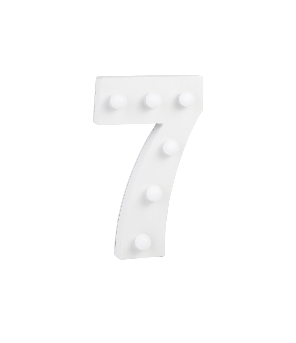 Licht Cijfer 7