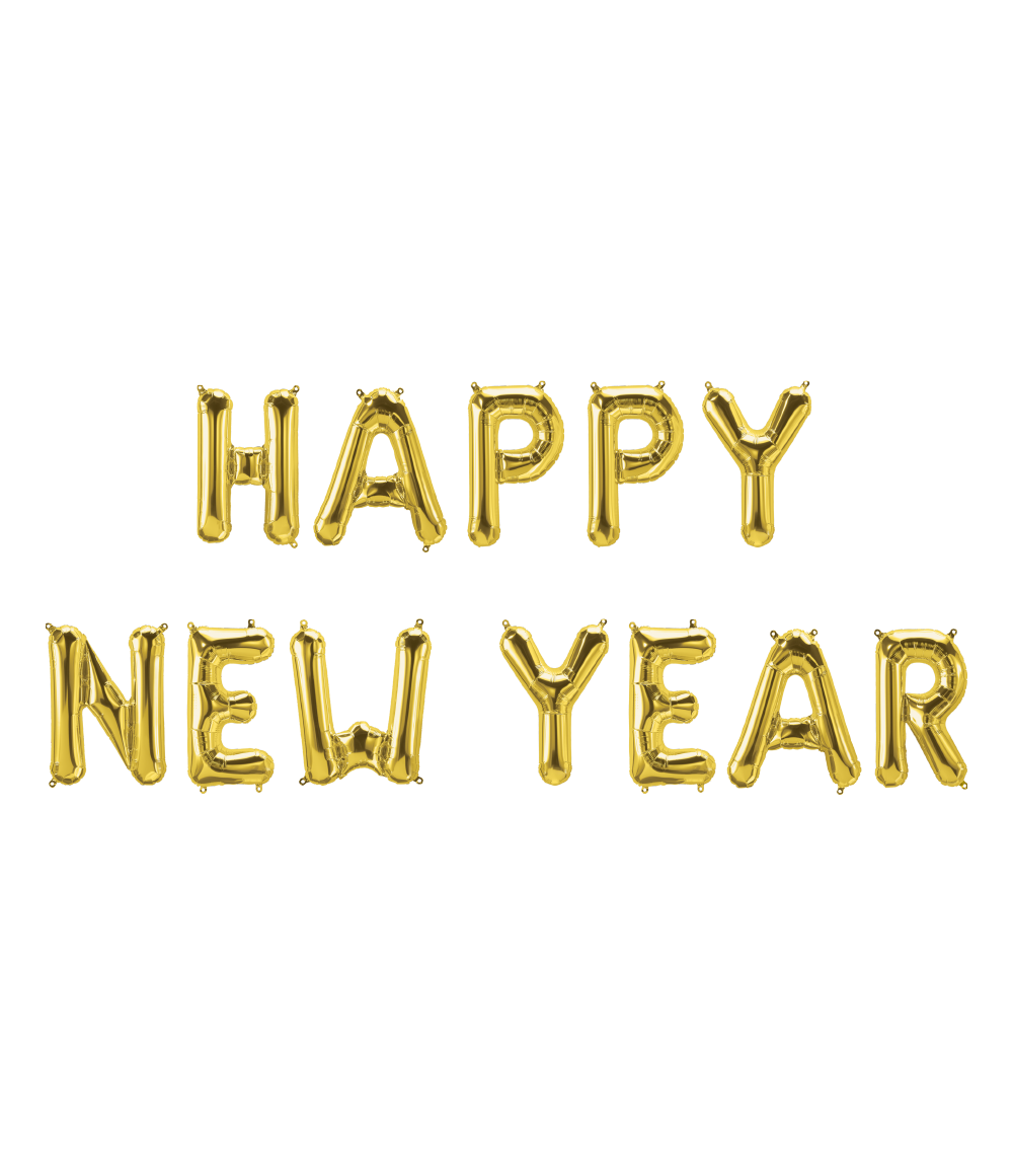 Folie ballon Kit Happy New Year