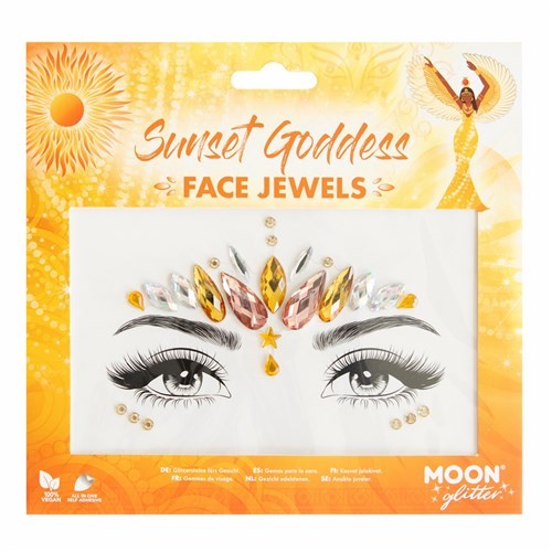 Face Jewels Sunset Goddess