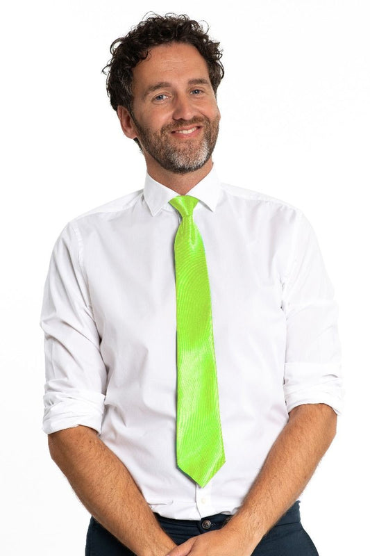 Stropdas Neon Groen