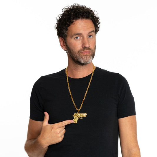 Pistool Ketting Goud