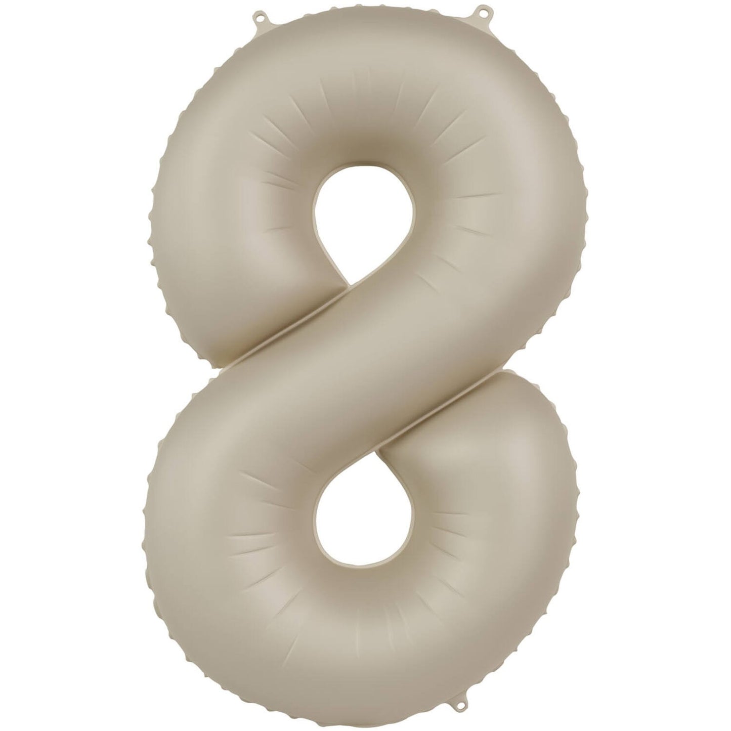 Grote Folieballon 8 crème