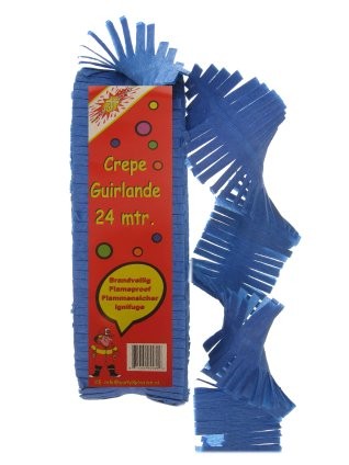Slinger Crepe Blauw 24 meter