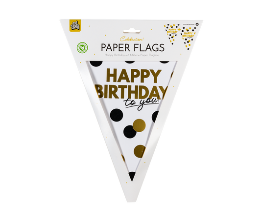 Vlaggenlijn Celebration Happy Birthday