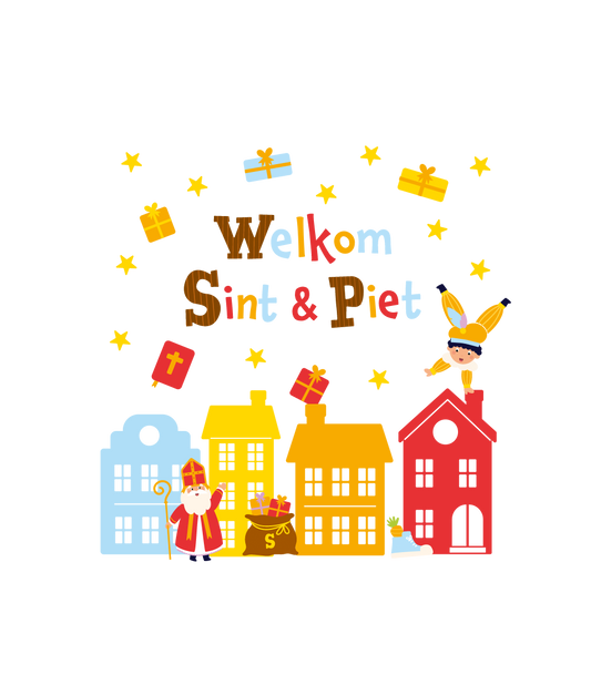 Raamstickers Sinterklaas