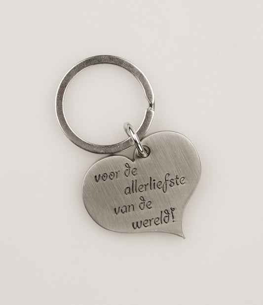 Hart sleutelhanger Allerliefste