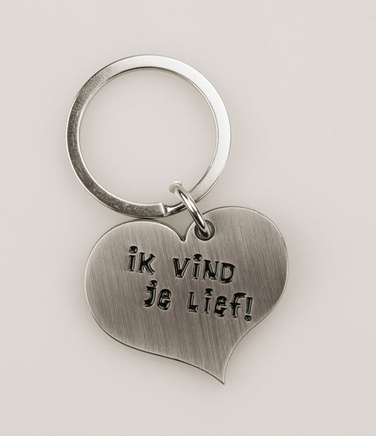 Hart sleutelhanger Lief