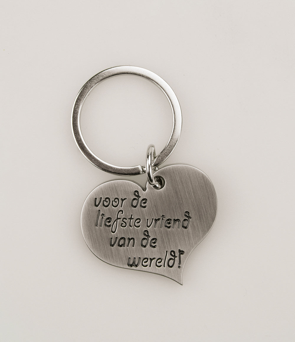 Hart sleutelhanger Vriend