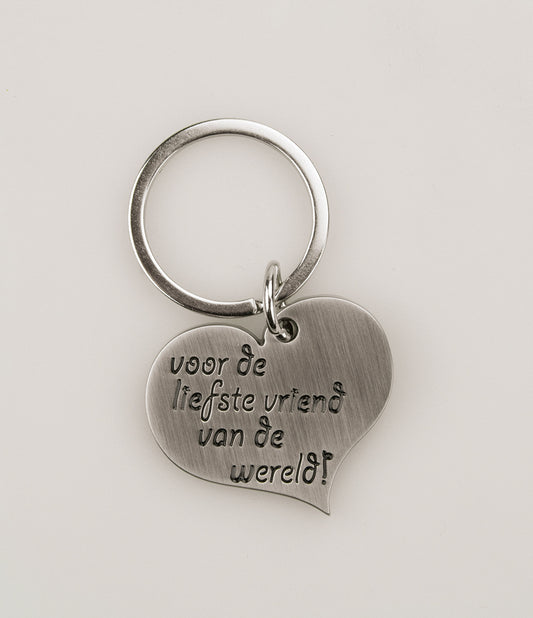 Hart sleutelhanger Vriend