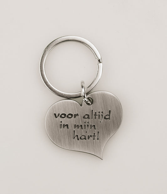 Hart sleutelhanger in mijn Hart