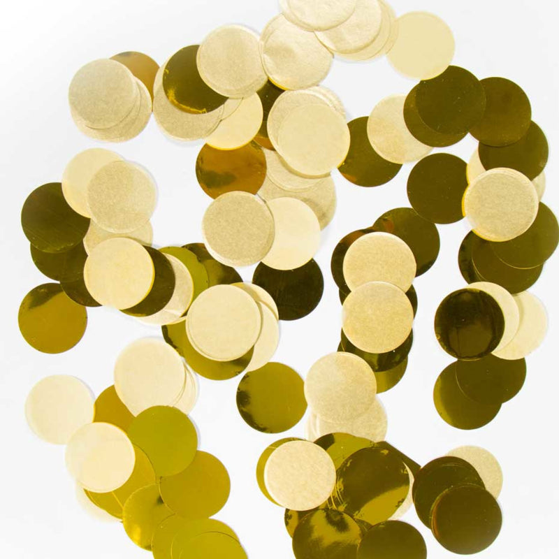Confetti groot Goud