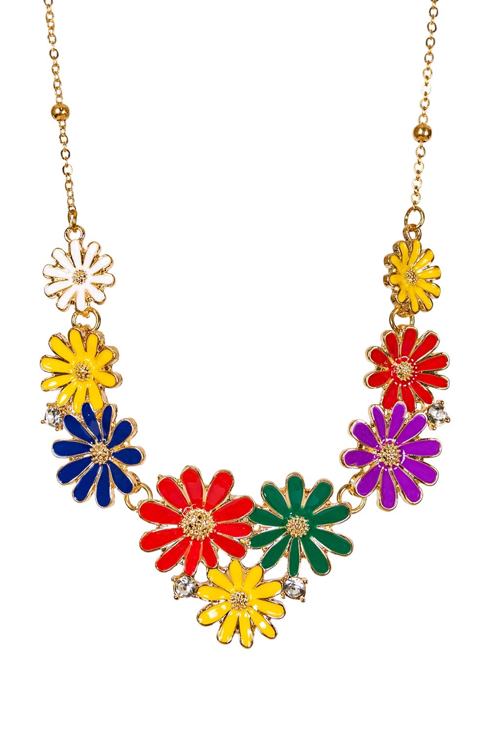 Bloemen Ketting Meerkleurig