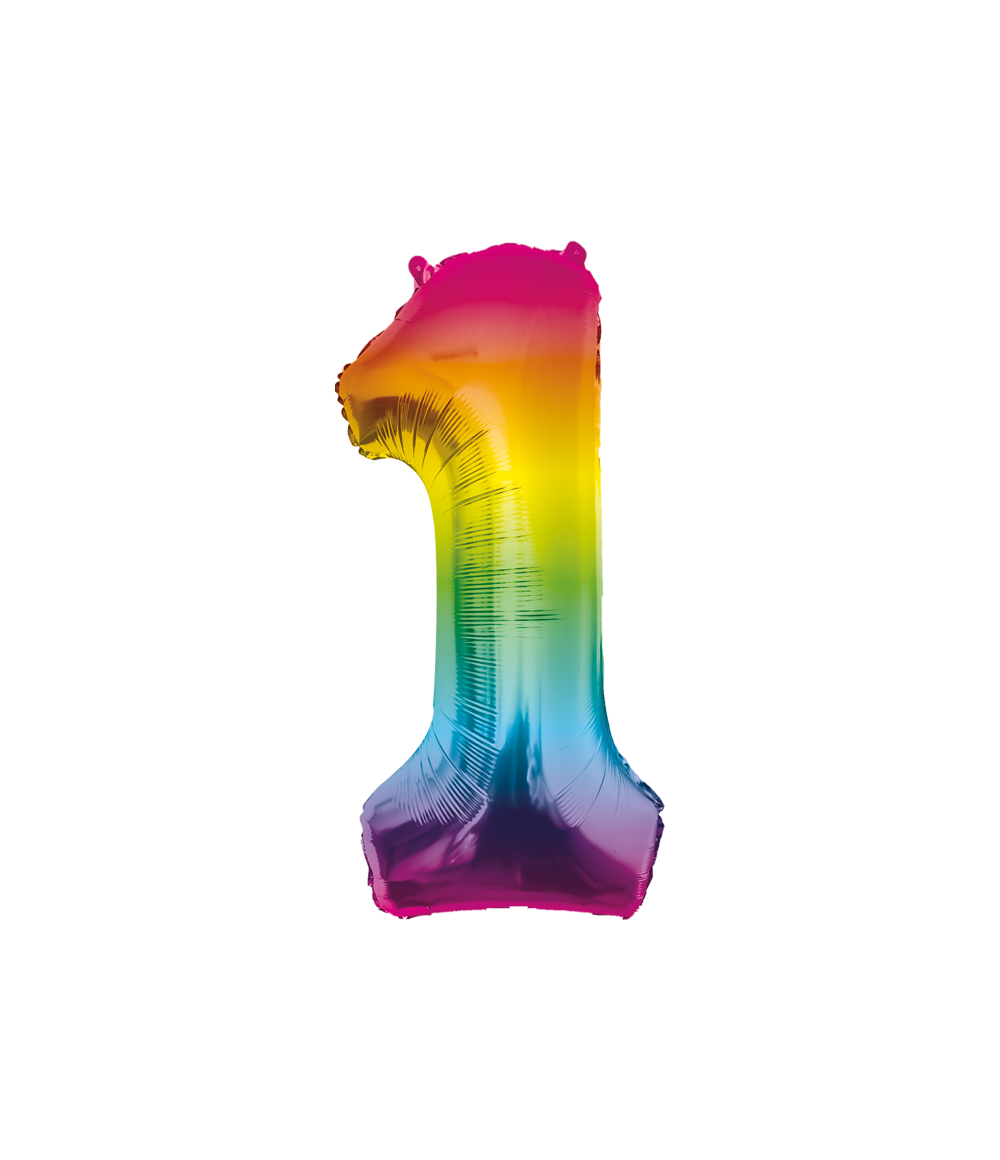 Grote Folieballon 1 regenboog