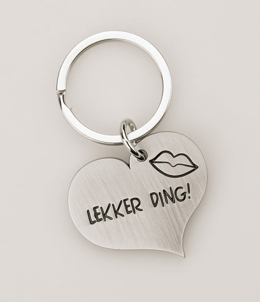 Hart sleutelhanger Lekker Ding