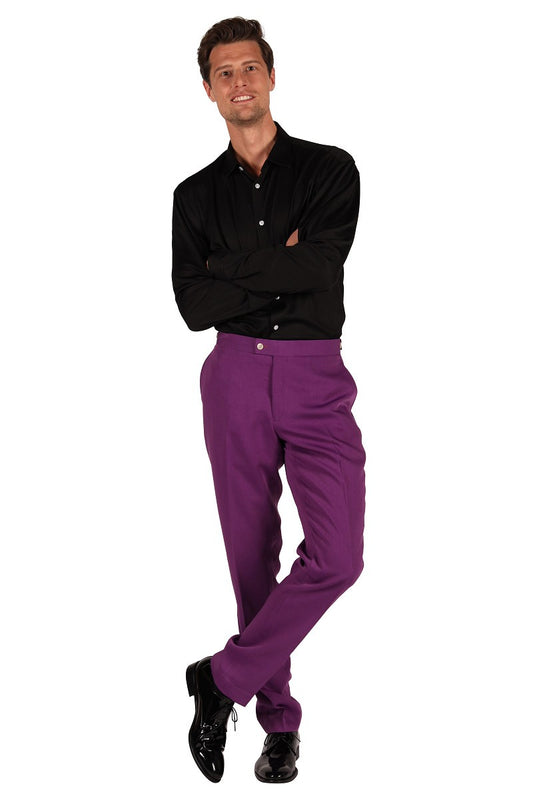 Heren broek Classic Style Paars