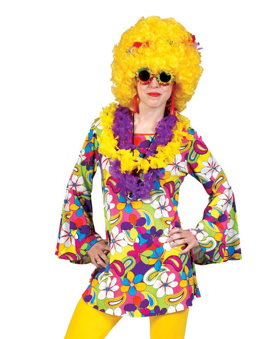 Hippie Flower Power Jurk