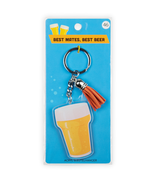 Sleutelhanger Bierglas