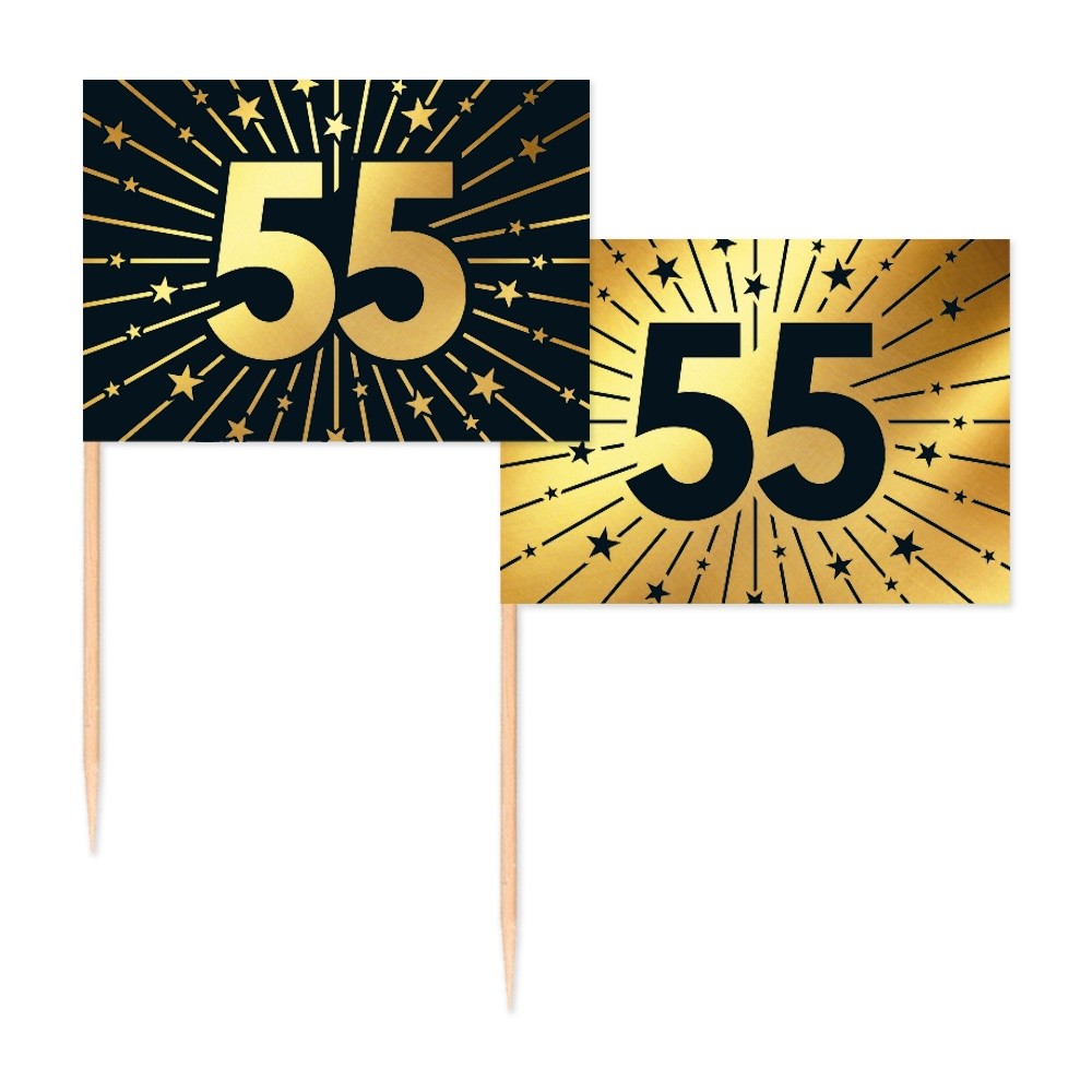 Prikkers 55 jaar Zwart Goud
