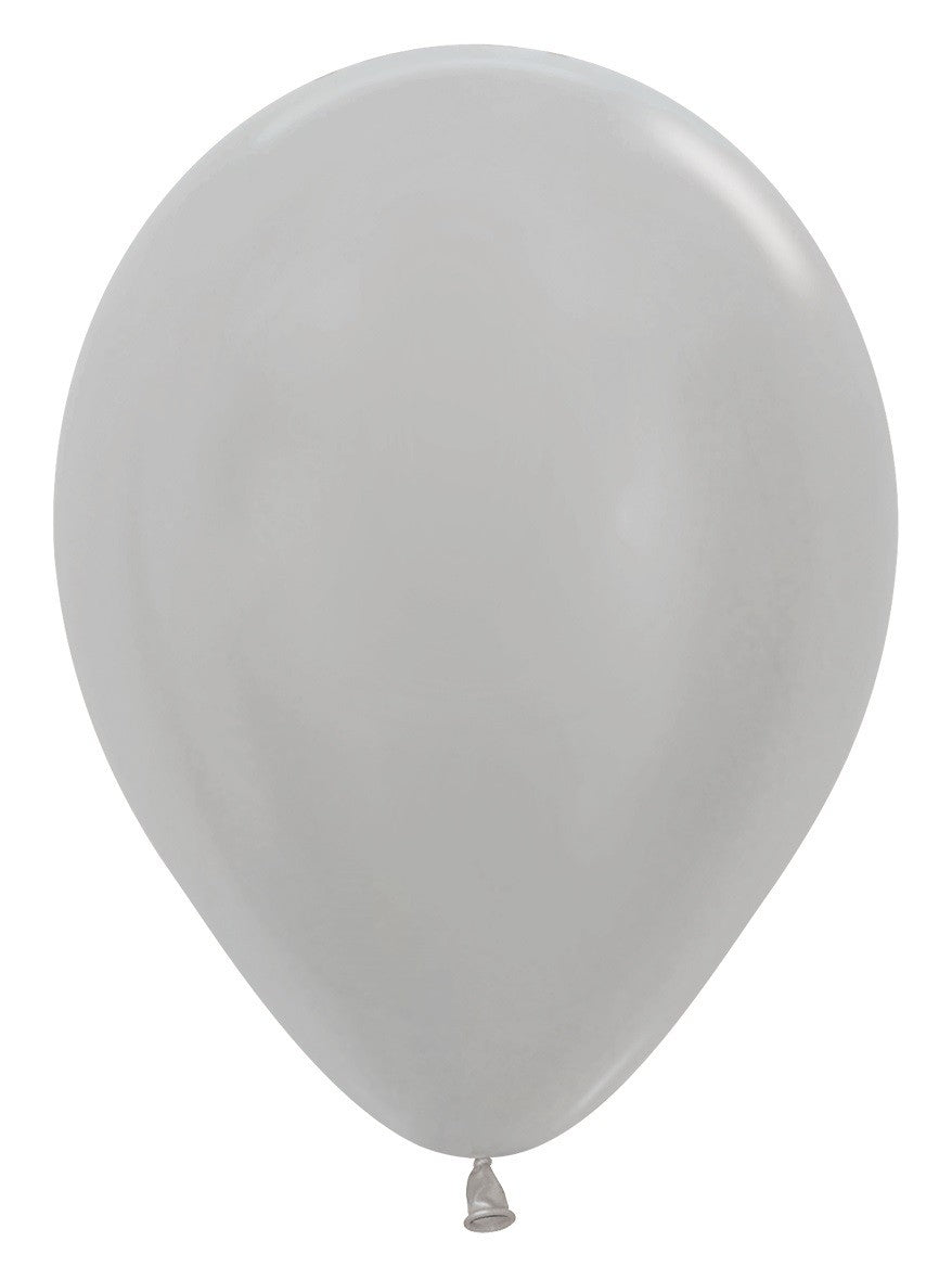 Ballon Pearl Silver 30cm