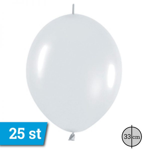 Knoopballon Link o Loon Wit 25 st