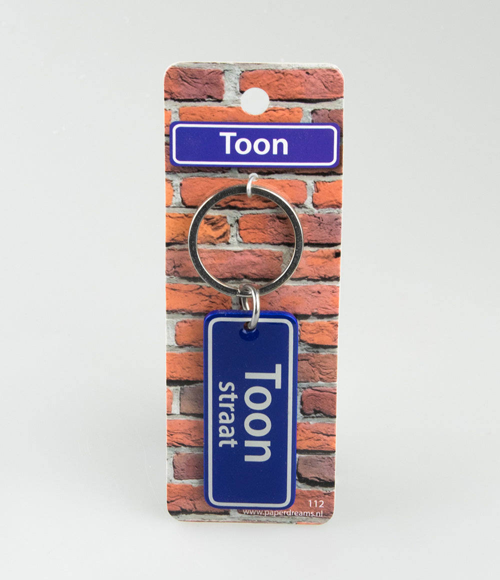 Toon Straat sleutelhanger