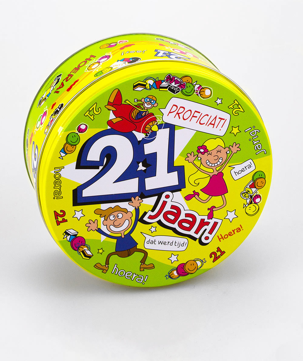 Snoeptrommel 21 jaar