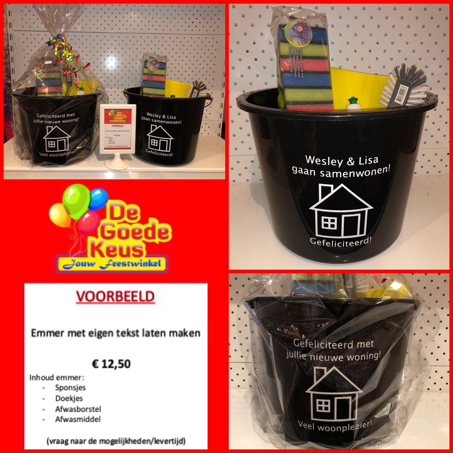 Emmer met thema Nieuwe Woning